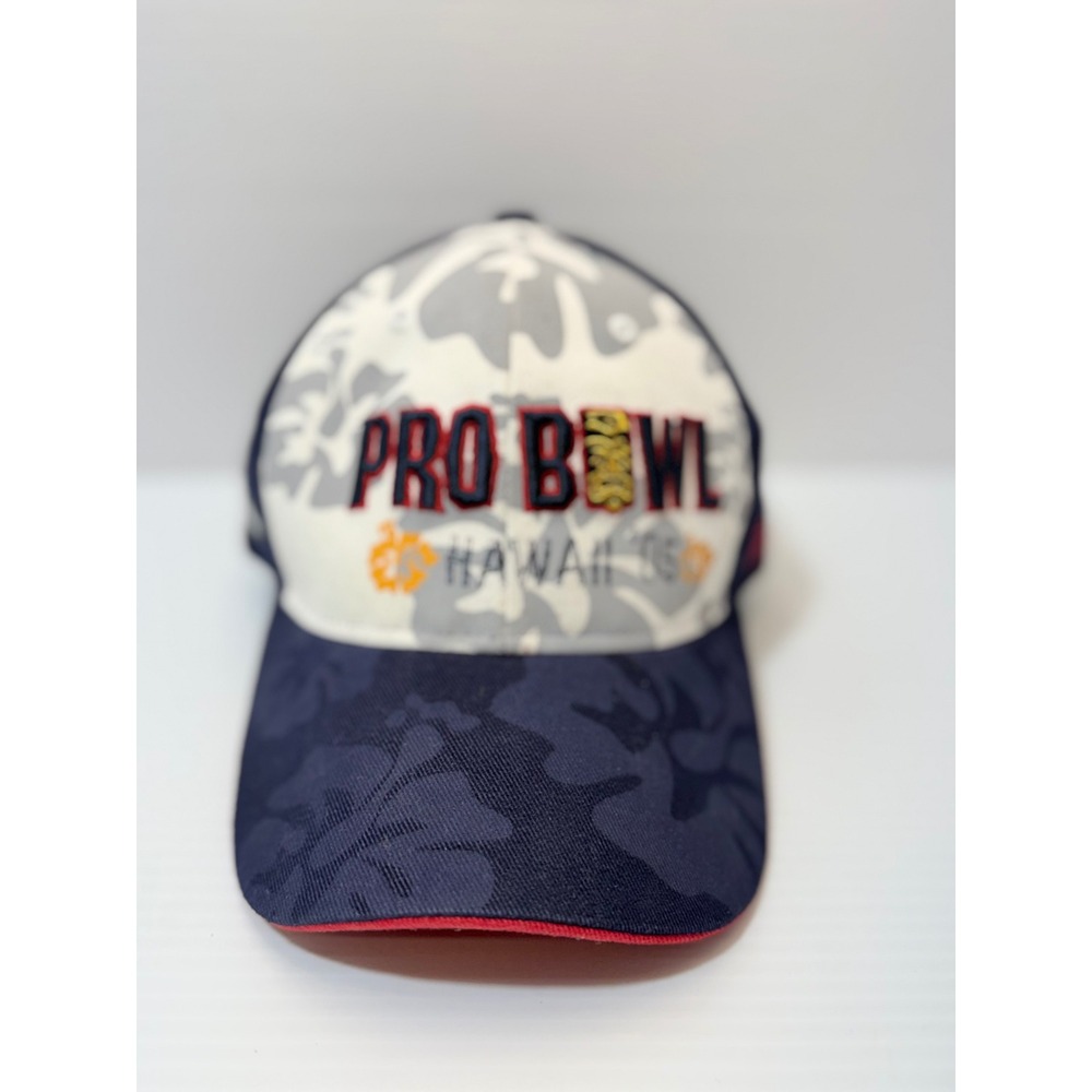 Vintage Reebok NFL Pro Bowl Hawaii '05 Hat Cap Hawaiian Floral Embroidered Patch